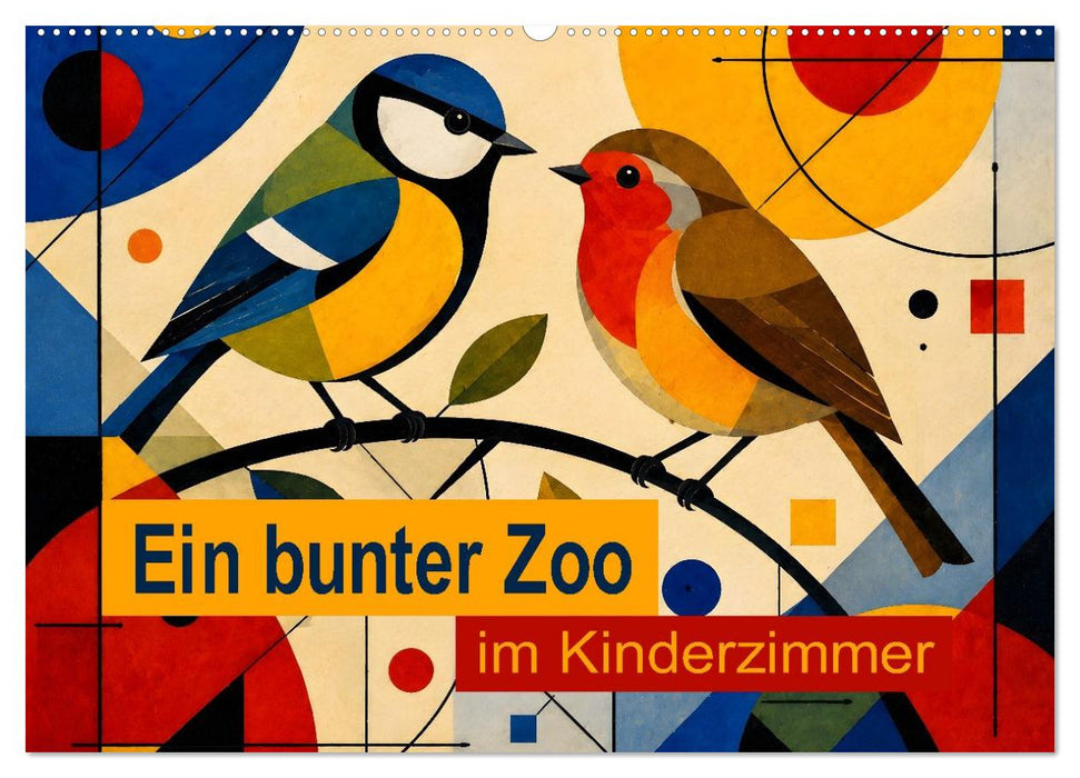 Ein bunter Zoo im Kinderzimmer (CALVENDO Wandkalender 2027)