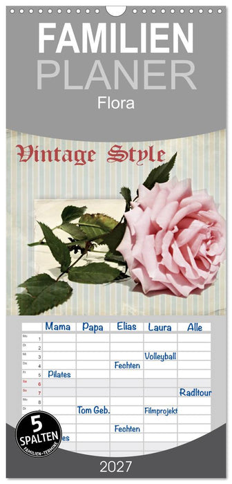 Vintage Style (CALVENDO Familienplaner 2027)