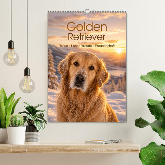 Golden Retriever – Treue, Lebensfreude und Freundschaft (CALVENDO Wandkalender 2027)