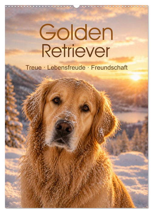 Golden Retriever – Treue, Lebensfreude und Freundschaft (CALVENDO Wandkalender 2027)