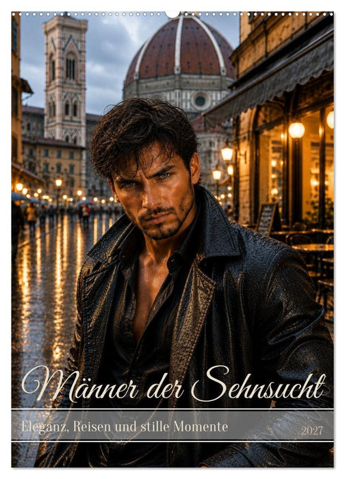 Männer der Sehnsucht - Eleganz, Reisen und stille Momente (CALVENDO Wandkalender 2027)