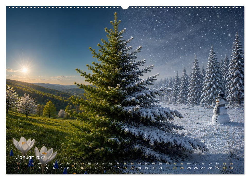 Verwandlungen der Natur, botanische Metamorphosen zwischen Wirklichkeit und Fantasie (CALVENDO Premium Wandkalender 2027)