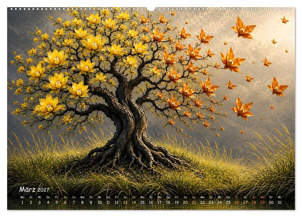 Verwandlungen der Natur, botanische Metamorphosen zwischen Wirklichkeit und Fantasie (CALVENDO Premium Wandkalender 2027)