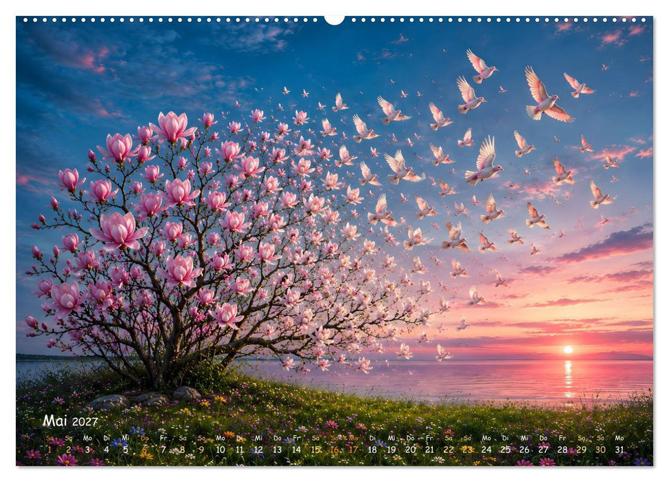 Verwandlungen der Natur, botanische Metamorphosen zwischen Wirklichkeit und Fantasie (CALVENDO Premium Wandkalender 2027)