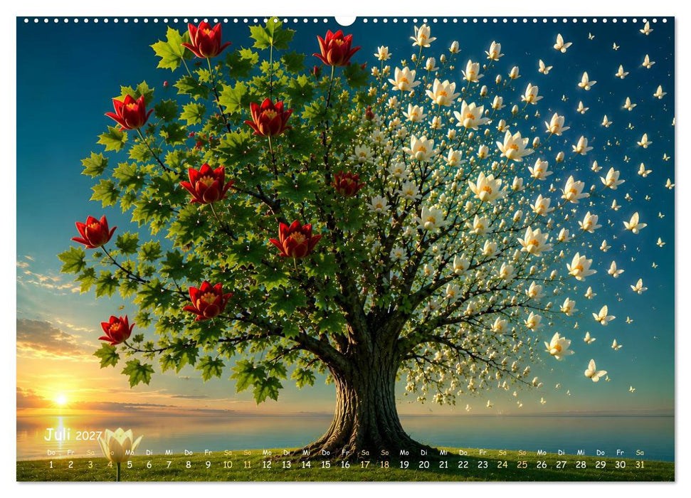 Verwandlungen der Natur, botanische Metamorphosen zwischen Wirklichkeit und Fantasie (CALVENDO Premium Wandkalender 2027)