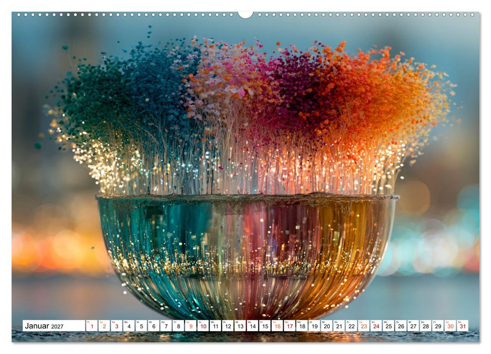 Abstrakte Lichtkunst (CALVENDO Premium Wandkalender 2027)