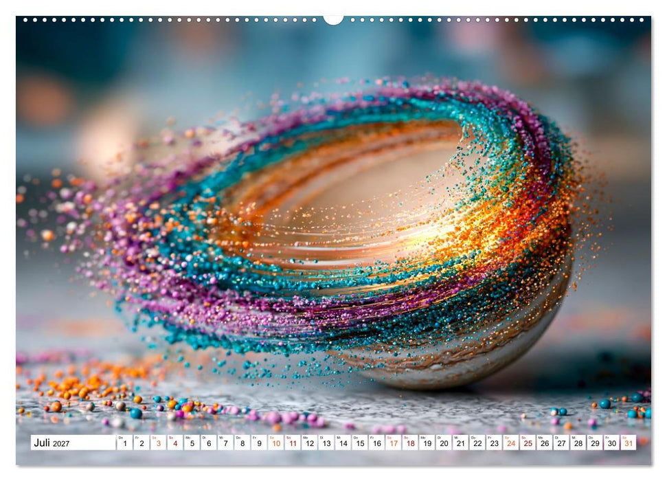 Abstrakte Lichtkunst (CALVENDO Premium Wandkalender 2027)