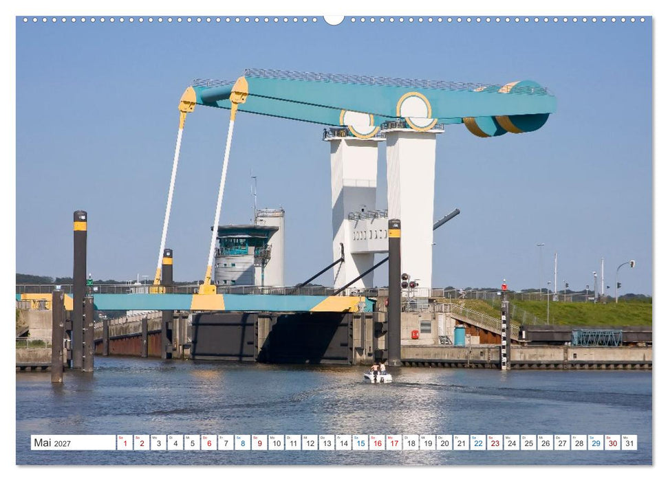 Das Alte Land und die Elbe. Auf dem Weg zur Flussmündung (CALVENDO Wandkalender 2027)