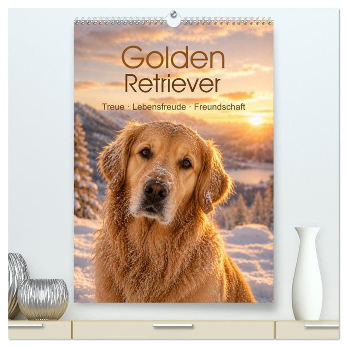 Golden Retriever – Treue, Lebensfreude und Freundschaft (CALVENDO Premium Wandkalender 2027)