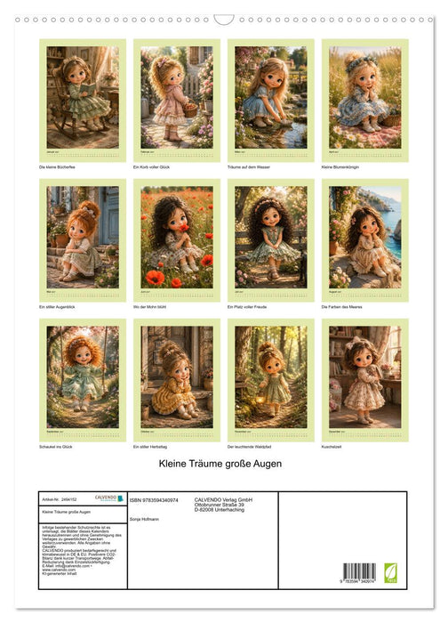 Kleine Träume große Augen (CALVENDO Wandkalender 2027)