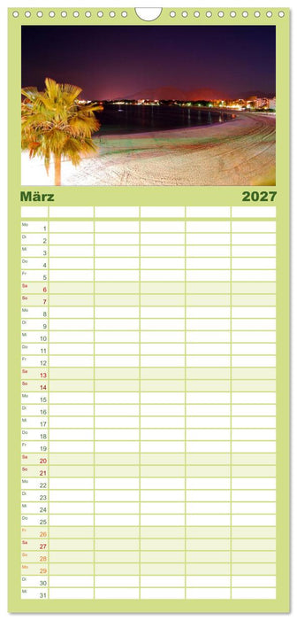 MALLORCA zum VERLIEBEN (CALVENDO Familienplaner 2027)