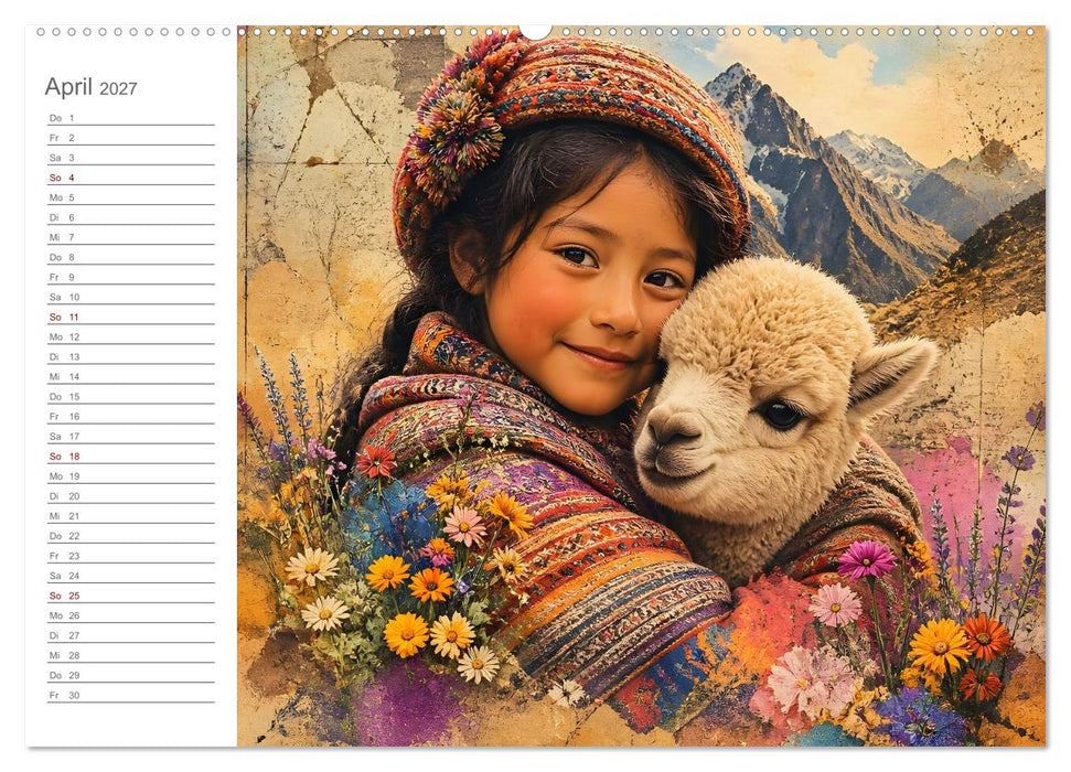 Wo Vertrauen Flügel bekommt - Kinder und Jungtiere der Welt (CALVENDO Premium Wandkalender 2027)