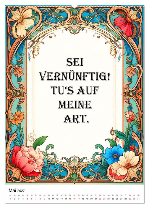 Zwischen Genie und Alltag (CALVENDO Premium Wandkalender 2027)
