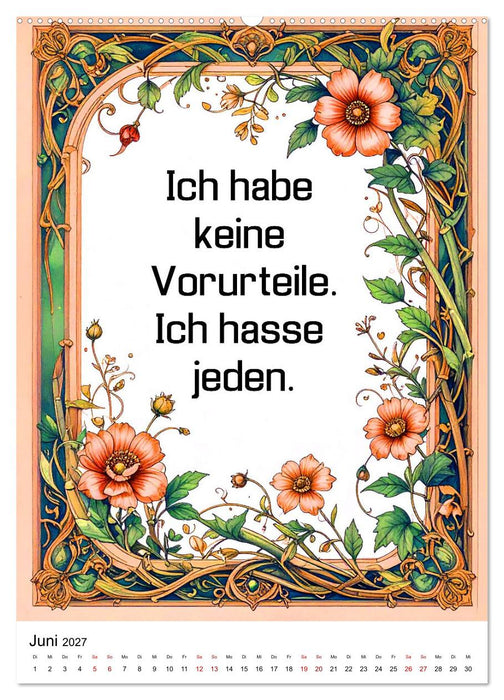 Zwischen Genie und Alltag (CALVENDO Premium Wandkalender 2027)