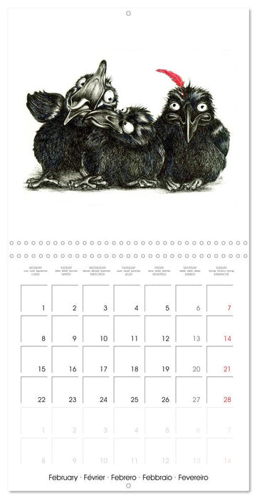 owls and mates 2027 (CALVENDO Monthly Calendar 2027)