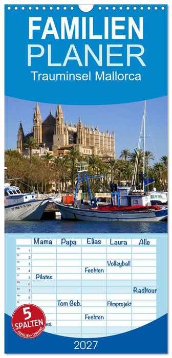 Trauminsel Mallorca (CALVENDO Familienplaner 2027)