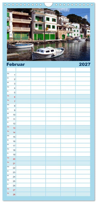 Trauminsel Mallorca (CALVENDO Familienplaner 2027)
