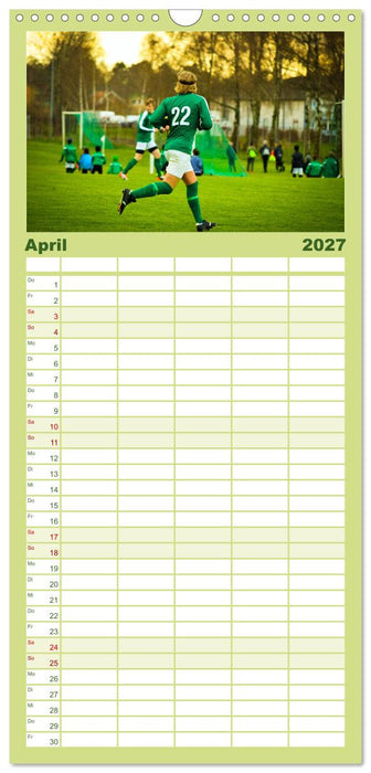 Leidenschaft Fußball (CALVENDO Familienplaner 2027)