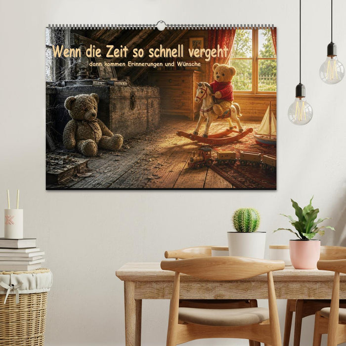 Wenn die Zeit so schnell vergeht,.... dann kommen Erinnerungen und Wünsche. (CALVENDO Wandkalender 2027)