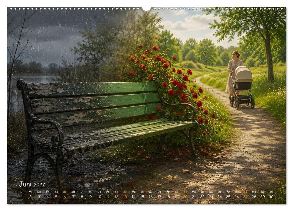 Wenn die Zeit so schnell vergeht,.... dann kommen Erinnerungen und Wünsche. (CALVENDO Wandkalender 2027)