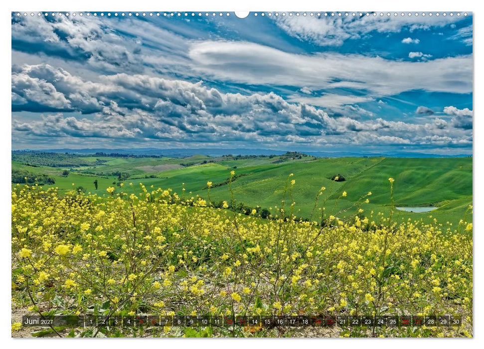 Erlebnis Toskana - Landschaften (CALVENDO Premium Wandkalender 2027)