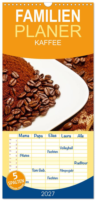 KAFFEE 2027 (CALVENDO Familienplaner 2027)