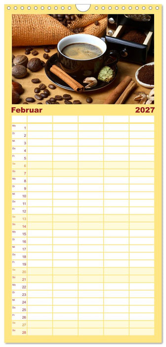 KAFFEE 2027 (CALVENDO Familienplaner 2027)