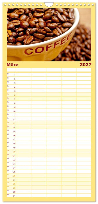 KAFFEE 2027 (CALVENDO Familienplaner 2027)