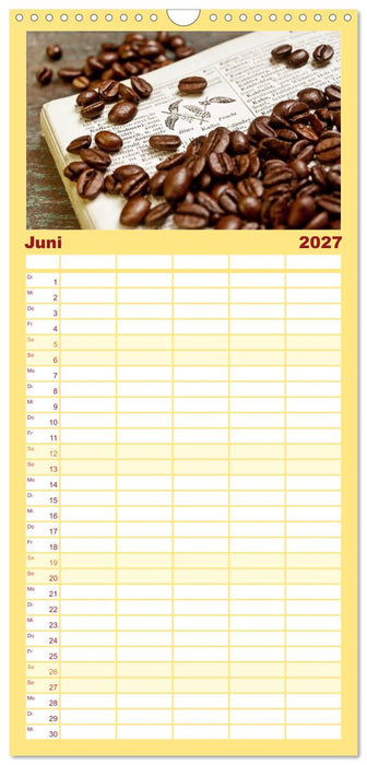 KAFFEE 2027 (CALVENDO Familienplaner 2027)