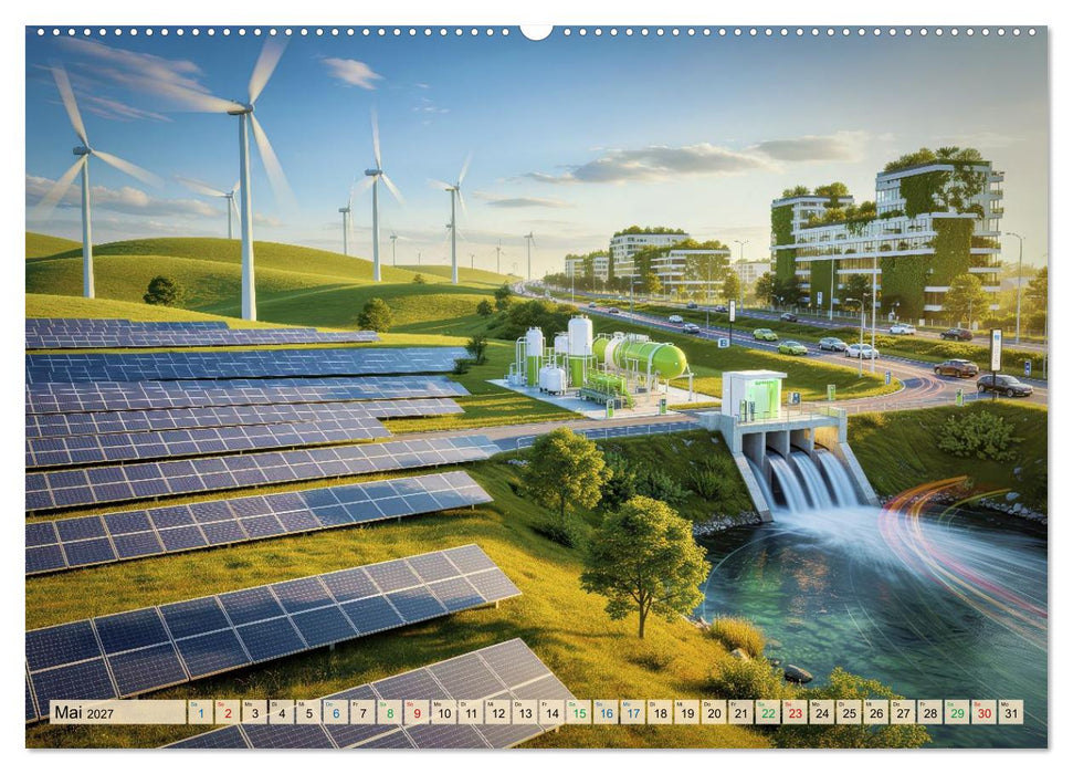 Erneuerbare Energien sind die Zukunft (CALVENDO Premium Wandkalender 2027)