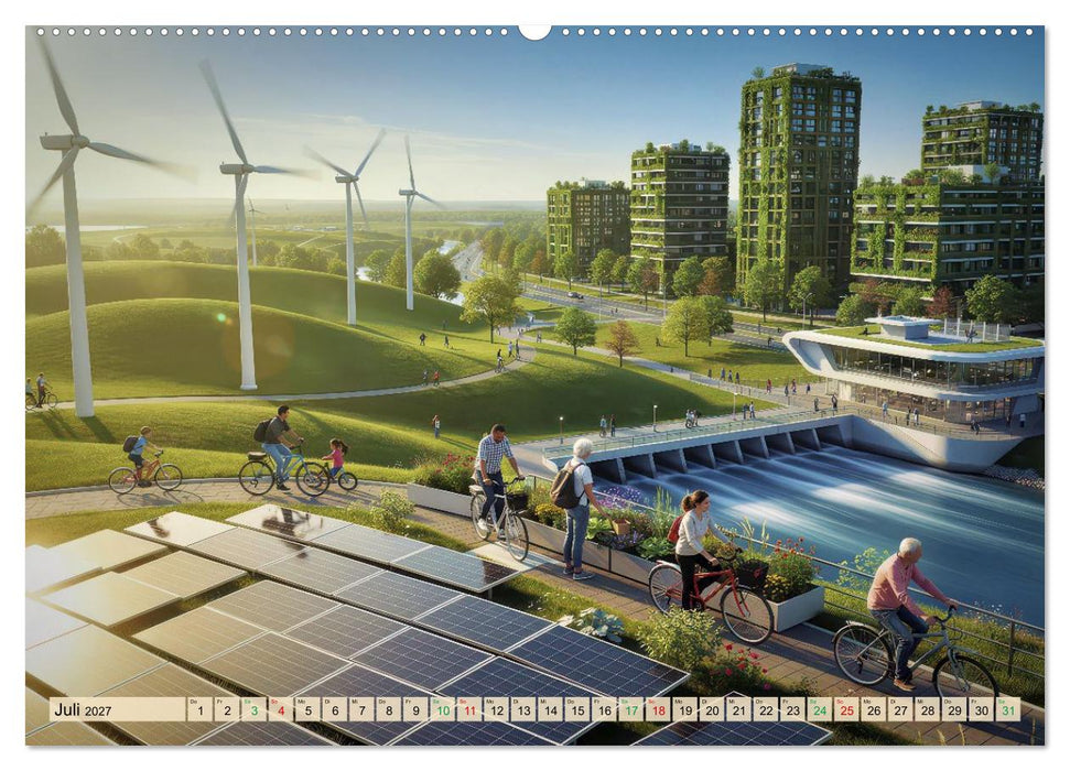 Erneuerbare Energien sind die Zukunft (CALVENDO Premium Wandkalender 2027)
