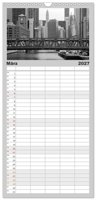 Chicago 2027 (CALVENDO Familienplaner 2027)