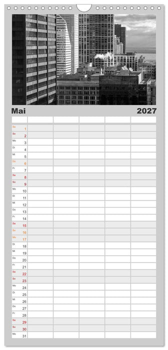 Chicago 2027 (CALVENDO Familienplaner 2027)