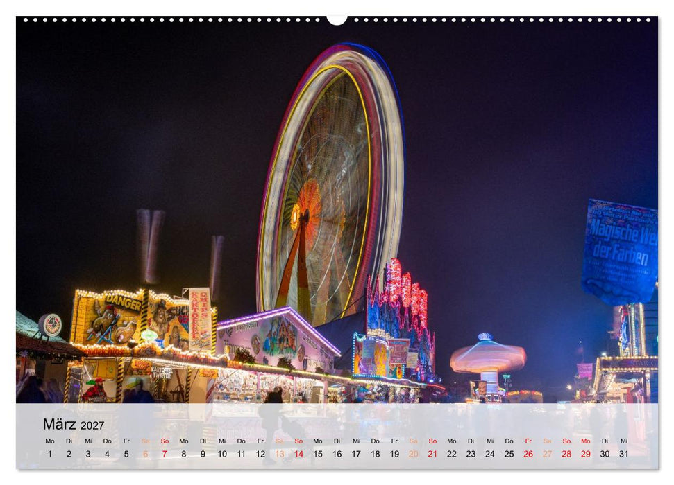 Lichterzauber auf dem Hamburger Dom (CALVENDO Wandkalender 2027)