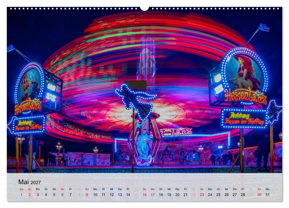 Lichterzauber auf dem Hamburger Dom (CALVENDO Wandkalender 2027)