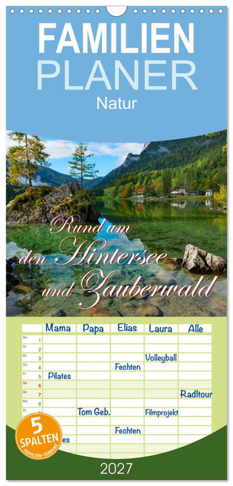 Rund um den Hintersee und Zauberwald (CALVENDO Familienplaner 2027)