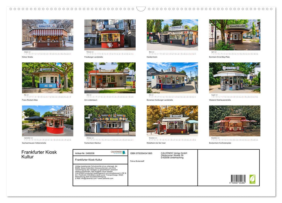 Frankfurter Kiosk Kultur (CALVENDO Wandkalender 2027)