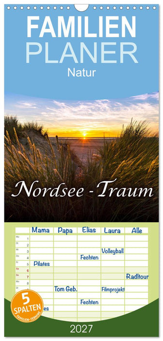 Nordsee - Traum (CALVENDO Familienplaner 2027)