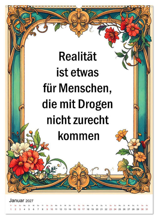 Zwischen Genie und Alltag (CALVENDO Wandkalender 2027)