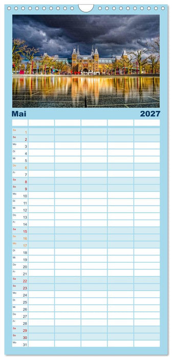 Die 12 meistbesuchten Städte in Europa (CALVENDO Familienplaner 2027)