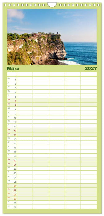 Bali - Insel der Götter (CALVENDO Familienplaner 2027)