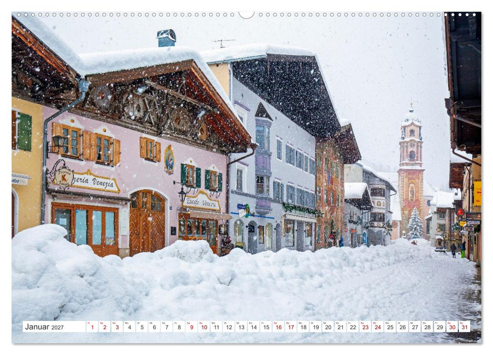 Mittenwald und seine Jahreszeiten (CALVENDO Premium Wandkalender 2027)