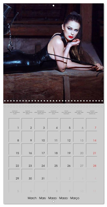 Erotica • Sensual Leather & Lingerie Fantasies (CALVENDO Monthly Calendar 2027)
