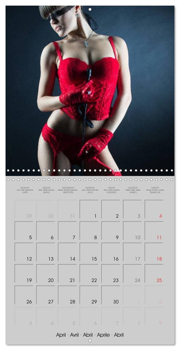 Erotica • Sensual Leather & Lingerie Fantasies (CALVENDO Monthly Calendar 2027)