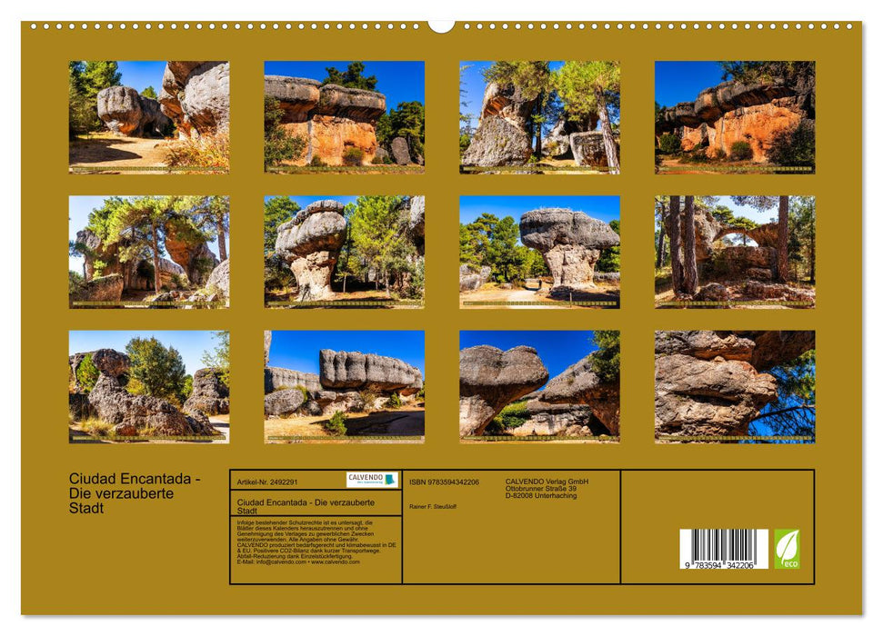 Ciudad Encantada - Die verzauberte Stadt (CALVENDO Premium Wandkalender 2027)