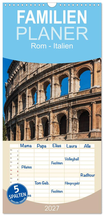 Rom-Italien (CALVENDO Familienplaner 2027)