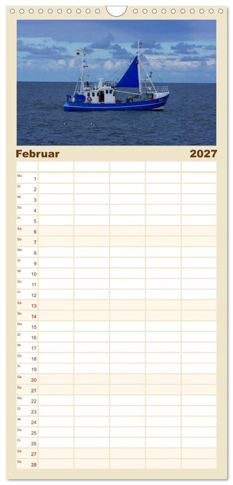 An der Nordsee (CALVENDO Familienplaner 2027)
