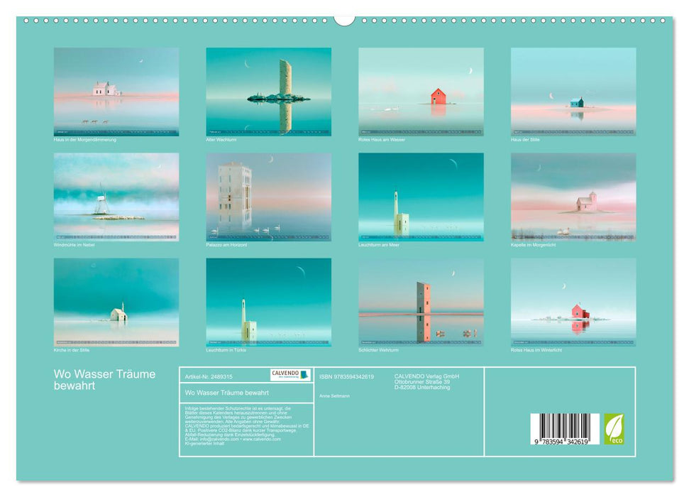Wo Wasser Träume bewahrt (CALVENDO Premium Wandkalender 2027)