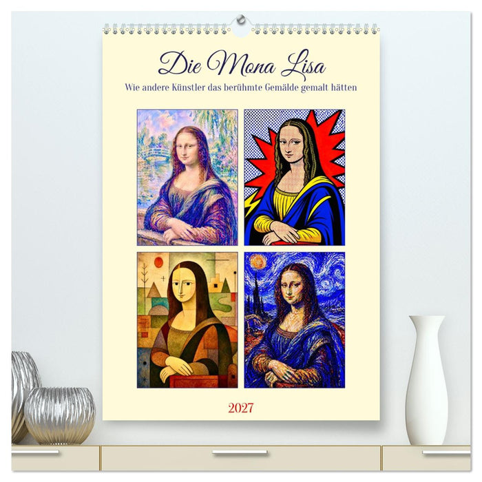 Die Mona Lisa (CALVENDO Premium Wandkalender 2027)