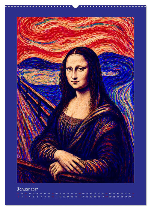 Die Mona Lisa (CALVENDO Premium Wandkalender 2027)